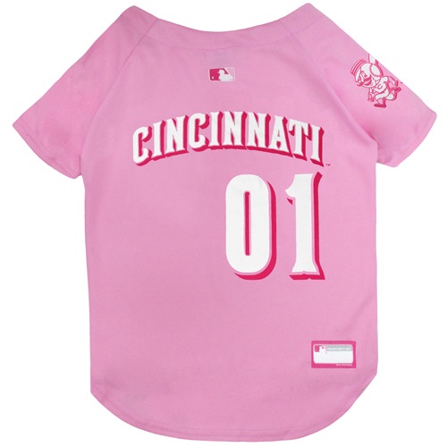 Cincinnati Reds - Pink Baseball Jersey
